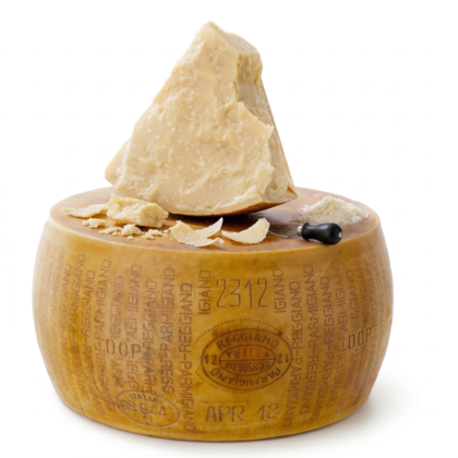 Kawałek oryginalnego włoskiego sera Parmigiano Reggiano DOP