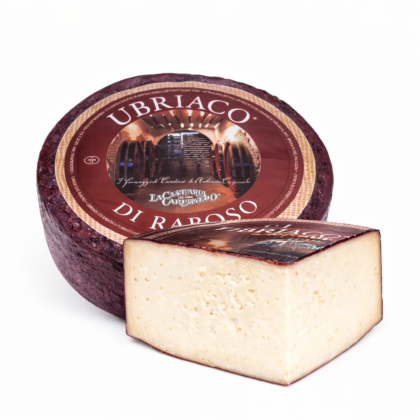 Formaggio Ubriaco al Raboso z ciemną skórką od wina