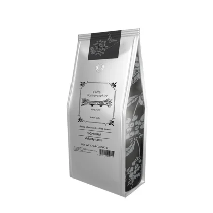 Opakowanie 500g Kawa w ziarnach Caffè Pontevecchio Firenze.