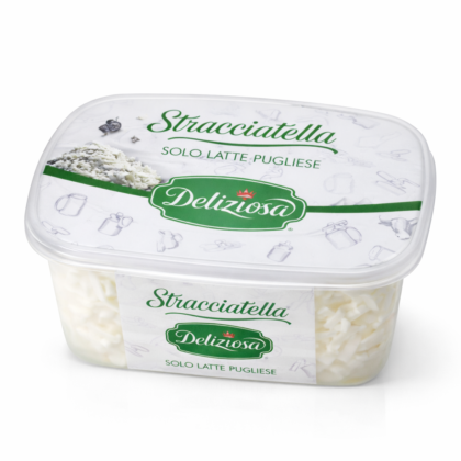 Opakowanie sera Stracciatella Deliziosa 250g