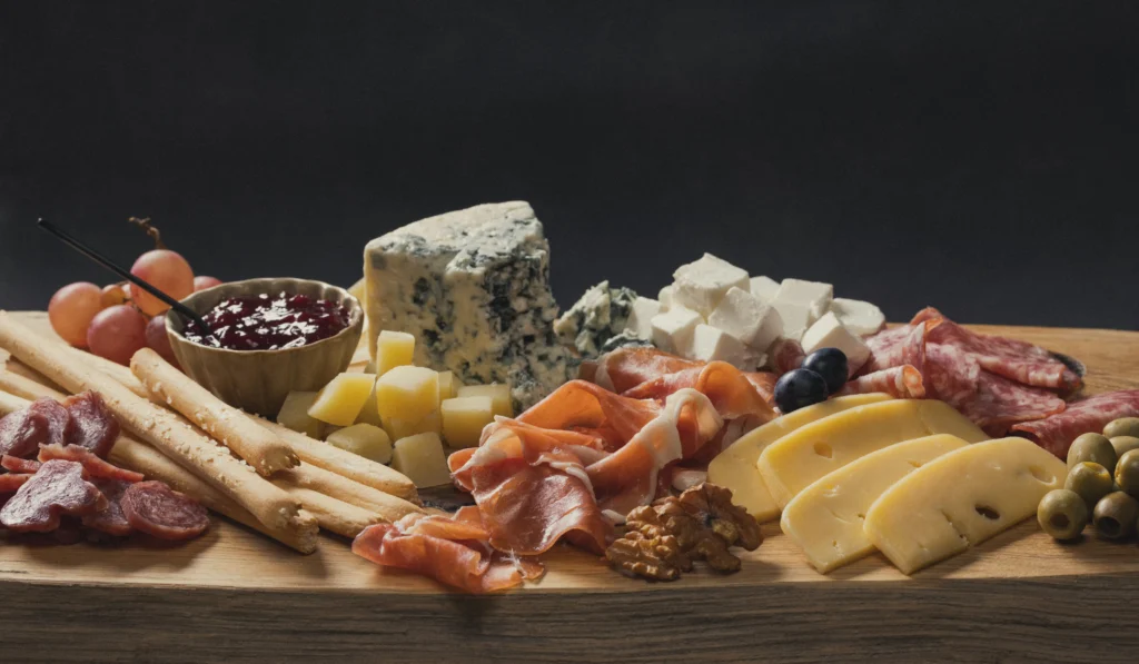 deska serów i wędlin po włosku