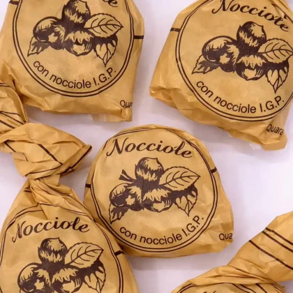 Praliny Nocciola z orzechami laskowymi z Piemontu.