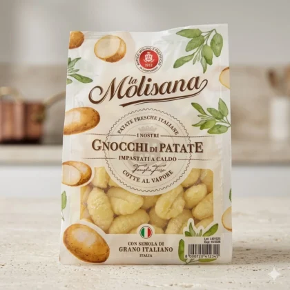 Opakowanie 500g włoskich kluseczek ziemniaczanych gnocchi La Molisana