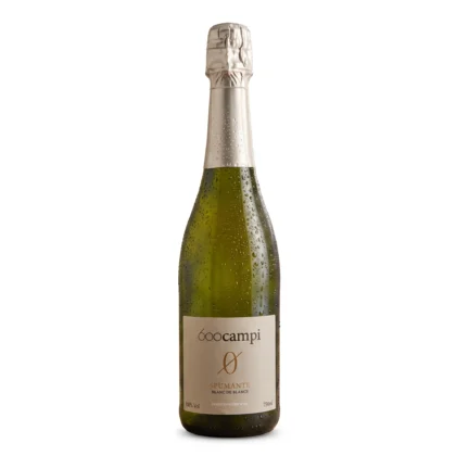 Jasnożółte włoskie bezalkoholowe wino musujące ze szczepu glera, wegańska alternatywa dla prosecco z regionu Friuli.